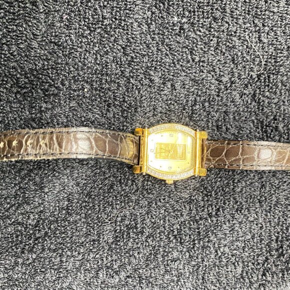 Croton Swiss 23 K Gold Plated Credit Suisse Gold Ingot Watch. 1 gram Ingot - Picture 6 of 10